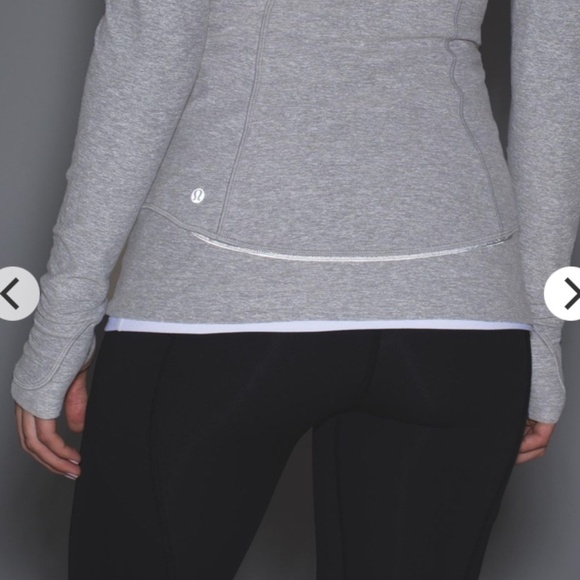 Lululemon Think Fast Pullover Size 4 Gray - Picture 4 of 15